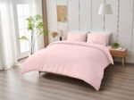 Elegant Everyday Comfort Duvet Cover Set - Pink