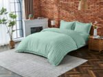 Luxury Wales Style Duvet Cover Set - Sage Green