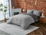 Luxury Wales Style Duvet Cover Set - Charcoal