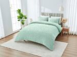Luxury Coastal Heritage Duvet Cover Set - Sage Green
