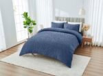 Luxury Coastal Heritage Duvet Cover Set - Navy