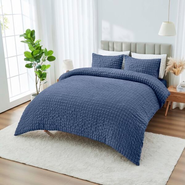 Luxury Coastal Heritage Duvet Cover Set - Navy