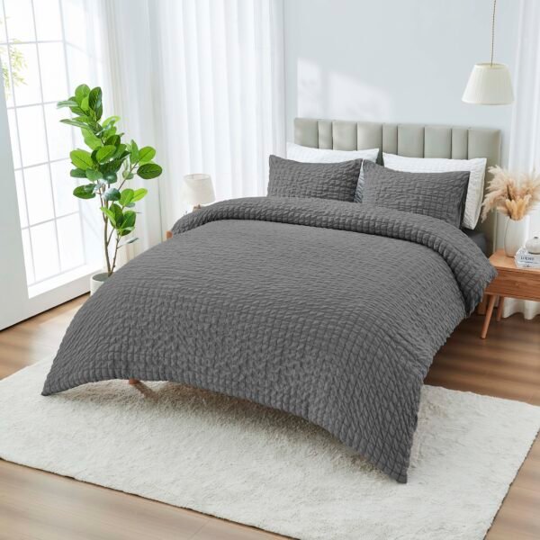 Luxury Coastal Heritage Duvet Cover Set - Charcoal