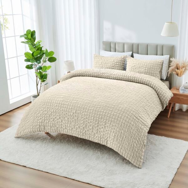 Luxury Coastal Heritage Duvet Cover Set - Beige