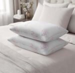 2 Pack Premium Rose Memory Foam Pillows – Pink