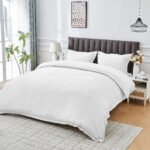 Elegant Everyday Duvet Cover Set - White