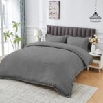 Elegant Everyday Duvet Cover Set - Charcoal