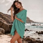 Luxury Soft Touch Plain Beach Towel - Aqua