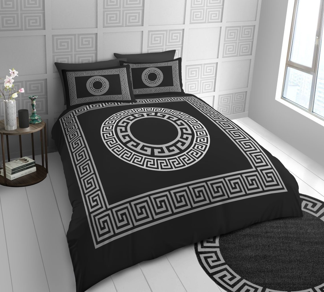 BLACK_696e55578e4f9 Premium Geometric Duvet Cover Set - Black