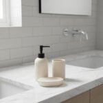 Premium Flynn 3 Piece Bathroom Set - Beige