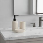 Premium Flynn 3 Piece Bathroom Set - Beige