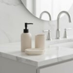 Premium Flynn 3 Piece Bathroom Set - Beige