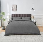Elegant Everyday Duvet Cover Set - Charcoal