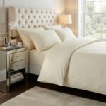 Luxury 200 TC Egyptian Cotton Duvet Cover Set - Mocha