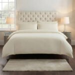 Luxury 200 TC Egyptian Cotton Duvet Cover Set - Mocha