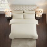 Luxury 200 TC Egyptian Cotton Duvet Cover Set - Mocha