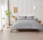Elegant Everyday Comfort Duvet Cover Set - Grey