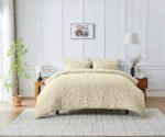 Luxury Designer Embossed Duvet Cover Set - Bone