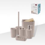 Premium Isla 12 Piece Bathroom Set – Natural