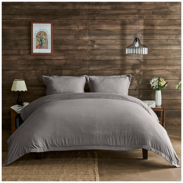 Luxury Soft Touch Duvet Cover Set - Grey