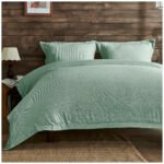 Luxury Soft Touch Duvet Cover Set - Sage Green