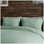 Luxury Soft Touch Duvet Cover Set - Sage Green