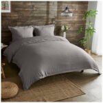 Luxury Soft Touch Duvet Cover Set - Grey