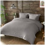 Luxury Soft Touch Duvet Cover Set - Grey