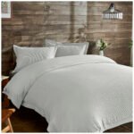 Luxury Soft Touch Duvet Cover Set - Light Grey