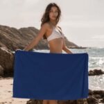 Luxury Soft Touch Plain Beach Towel - Royal Blue