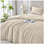 Luxury Smooth Finish Duvet Cover Set - Bone