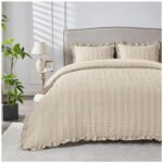 Luxury Smooth Finish Duvet Cover Set - Bone