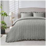 Luxury Smooth Finish Duvet Cover Set - Grey