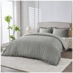 Luxury Smooth Finish Duvet Cover Set - Grey