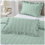 Luxury Smooth Finish Duvet Cover Set - Sage Green
