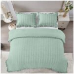 Luxury Smooth Finish Duvet Cover Set - Sage Green