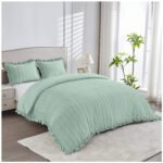 Luxury Smooth Finish Duvet Cover Set - Sage Green