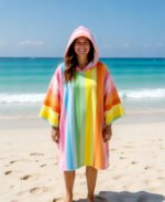 Luxury Pastel Sweet Pattern Beach Poncho - Multi