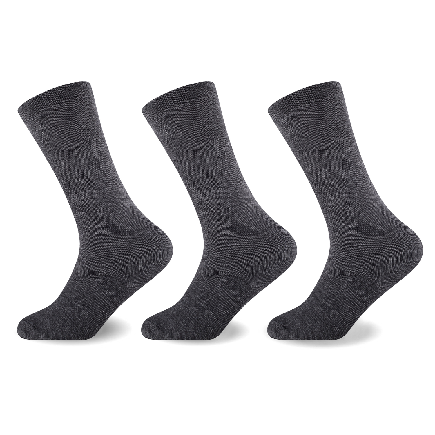 Untitled design (17) Luxury Girls Cotton Long Socks – Grey