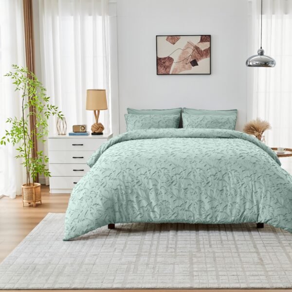 Premium Home Style Duvet Cover Set - Sage Green