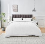 Elegant Everyday Duvet Cover Set - White