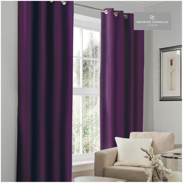 Premium Fully Lined Blackout Curtains – Aubergine