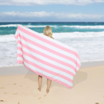 1 Pack Premium Cabana Resort Beach Towel - Baby Pink