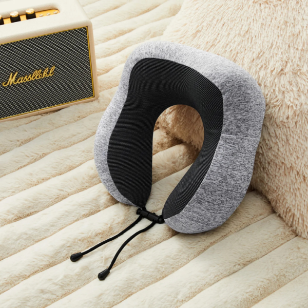 Luxury Ergonomic Neck Support Pillow - Black/Grey