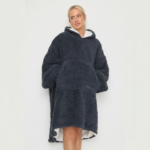 Premium Teddy Hooded Sweatshirt - Charcoal