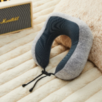 Luxury Ergonomic Neck Support Pillow - Navy/Grey