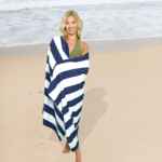 1 Pack Premium Cabana Resort Beach Towel - Navy