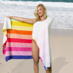 1 Pack Premium Rainbow Stripe Sand Free Towel - Multi