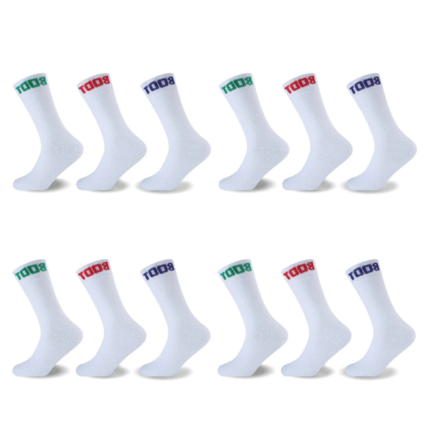 Premium 12 Pack Men's Heavy Duty Boot Socks