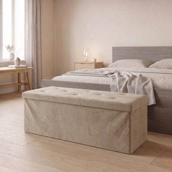 Premium Diamond Pattern Storage Box - Mink